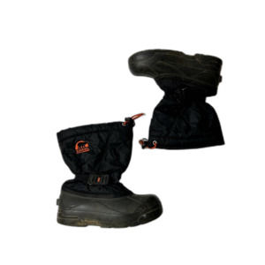 Sorel Little Boys Winter Boots Size 1 Snow Pack Black Insulated Outerwear